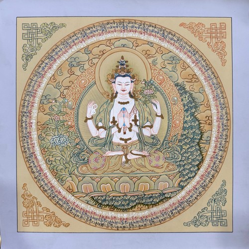 Quadro chenrezig mantra - chenrezig,