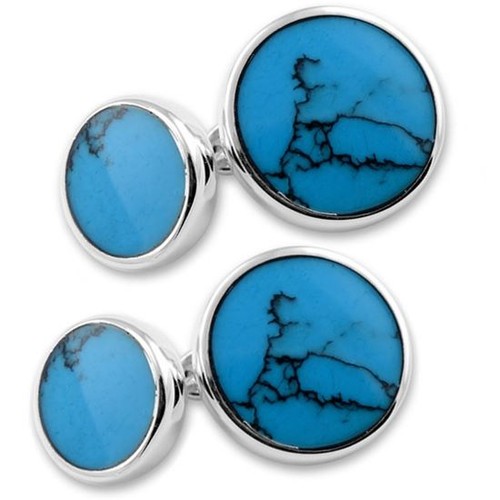 Gemelli rotondi argento - gemelli,