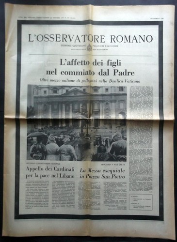 Osservatore romano ot - romano, 23