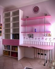 Vendesi Libreria e una scrivania sagomata con ripiano mobile