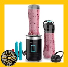 Cecotec Frullatore Portatile Individuale Power Titanium 300 EasyGo. 350W, Trita 