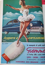 GIEMME AUTO CECINA CARROZZERIA LAVA LUCIDA- PUBBLICITA' D'EPOCA ADVERTIS ADV-GO2
