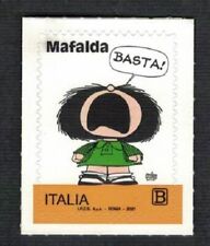ECCELLENZE ITALIANE DELLO SPETTACOLO MAFALDA. FRANCOBOLLO NUOVO ANNO 2021