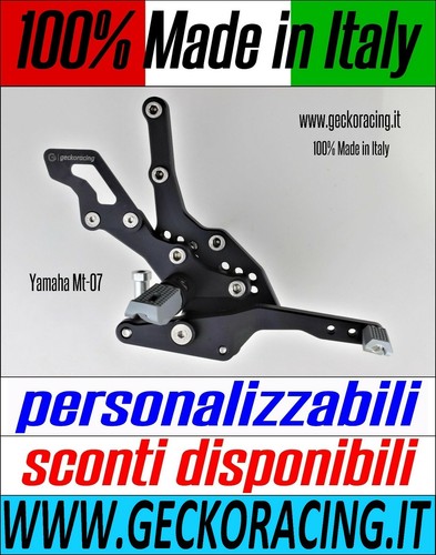 Pedane arretrate regolabili - pedane,