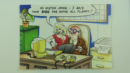 Saucy bamforth comic postcard - saucy,