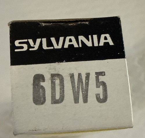 Sylvania electronic tube 6dw5 - sylvania,