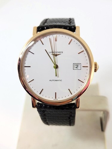 Mens 18k rose longines - rose, elegant