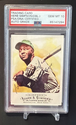 Herb simpson 2009 topps allen - herb,