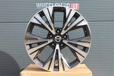 Cerchi in lega Nissan Qashqai Juke 5x114.3 R18 4x18 pollici Nero Lucido Felgen