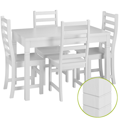 Set bianco tavolo - set,