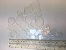 Occhiali orologio plastica acrilica a forma di fantasia nuovi vecchio stock lavoro-lotto