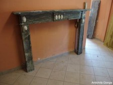 CAMINO IN MARMO PIEMONTESE EPOCA 700 (GRIGIO BARDIGLIO)