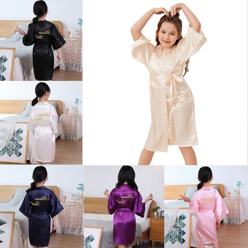 Accappatoio kimono raso - , seta