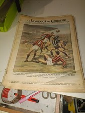 DOMENICA DEL CORRIERE 13 FEBBRAIO 1949 DERBY CALCIO MILAN INTER