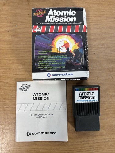Cartuccia gioco atomic mission - cartuccia,