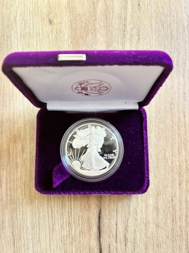 1986 silver american eagle - silver,