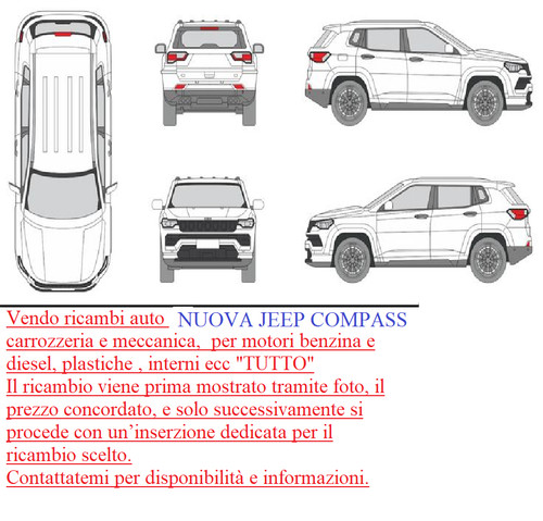 Ricambi jeep compass - ,