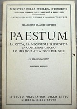 PAESTUM La citta la necropoli preistorica in Gaudo Pellegrino Claudio Sestieri