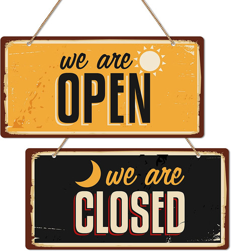 Double sided open - sided, open/closed
