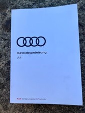 Manuale audi a4 /A4 Avant 2017 - Lingua Tedesco