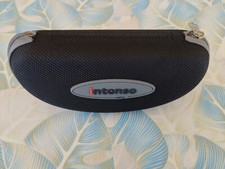 CUSTODIA OCCHIALI SEMI RIGIDA SEMIRIGIDA INTENSO NERA CHIUSURA ZIP