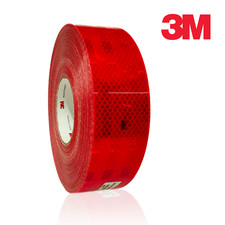 NASTRO RIFLETTENTE ROSSO MARCA