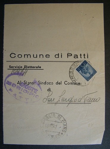 1947 italia lire - 5, democratica