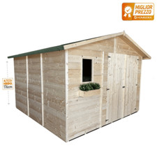 Casetta 329 x 316 cm doppia porta + 1 finestra H 176 cm