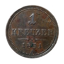 [NC] AUSTRIA - KREUZER 1851 A (k0418)