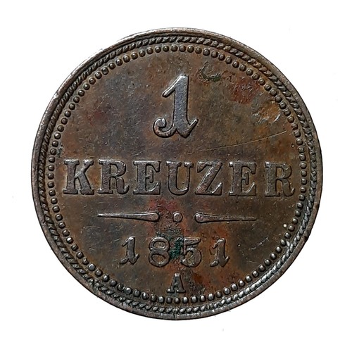Austria kreuzer 1851 a - austria,
