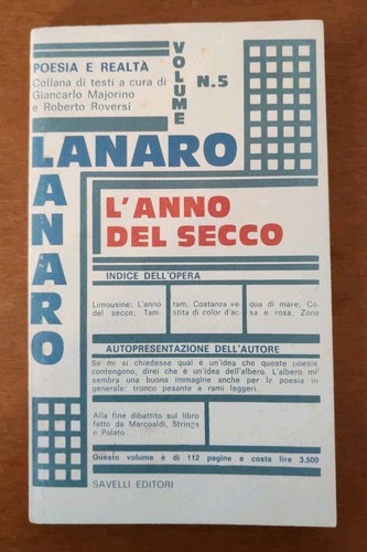 Paolo lanaro anno - lanaro, secco