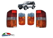 KIT 4 FANALI ANTERIORI E POSTERIORI ADATTABILI A NISSAN PATROL GR Y60 08/1988->