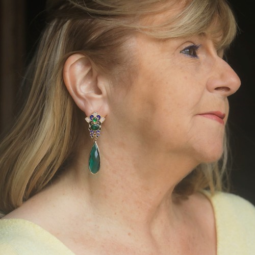 Boucles oreilles dormeuse - boucles, d'oreilles