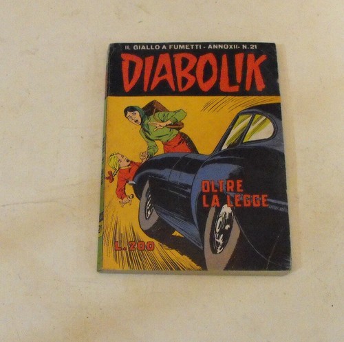 Fumetto diabolik del - diabolik, n°21
