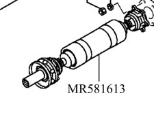ALBERO TRASMISSIONE POSTERIORE MITSUBISHI PAJERO 3.2 DID V80 (MR581616) - NUOVO!