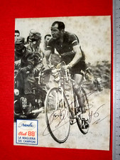 CICLISMO Gino BARTALI - Cartolina con AUTOGRAFO Pubblicità club 88