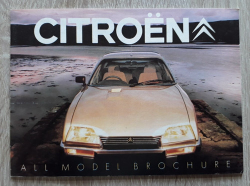 Brochure gamma citroen - gamma, 1981