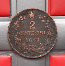 (£)    2 Centesimi 1861 (M) -