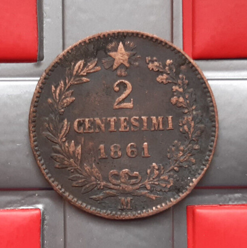 Centesimi 1861 - 2, (m)