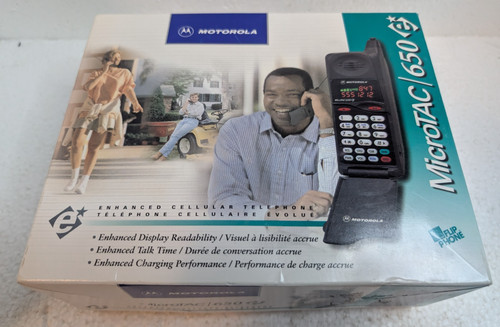 Vintage motorola microtac 650e - motorola,