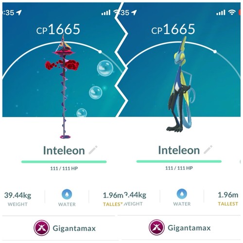 Inteleon gigantamax pokemon - gigantamax,