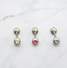 Set 3 Pz Piercing Palline con