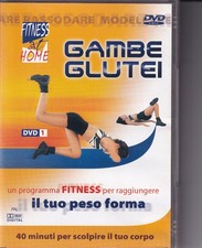 FITNESS AT HOME 1 GAMBE E GLUTEI DVD 40 Minuti Ottimo M10640