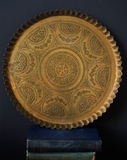 Vassoio marocchino ottone rame