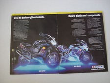 advertising Pubblicità 1992 MOTO SUZUKI GSX 750 R / GSX 1100 R