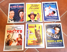 ROBERTO BENIGNI - LOTTO 6 SCHEDE CIAK FILM (LA VITA E' BELLA, IL MOSTRO,...)