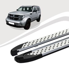 Pedane Compatibili Per Dodge Nitro Dal 09-2006 Al 12/2012 SOMA Argento
