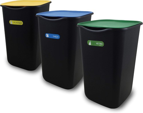 Set pattumiere bidoni 50l - bidoni,