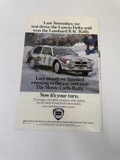 Original Vintage 1986 Lancia