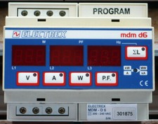 MISURATORE TENSIONE CONSUMO ENERGETICO - DIN - PANNELLI SOLARI - FOTOVOLTAICO